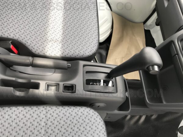 A car 's interior is shown with the seat in view.